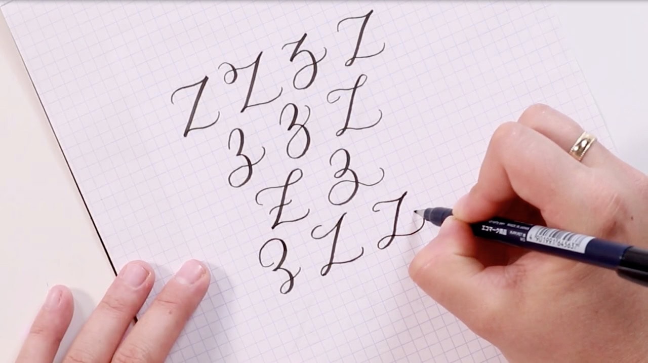Z Lettering 15 Ways To Write Letter Z in Brush Calligraphy - The Happy Ever Crafter ...